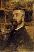 Anton mauve Self portrait oil painting artist